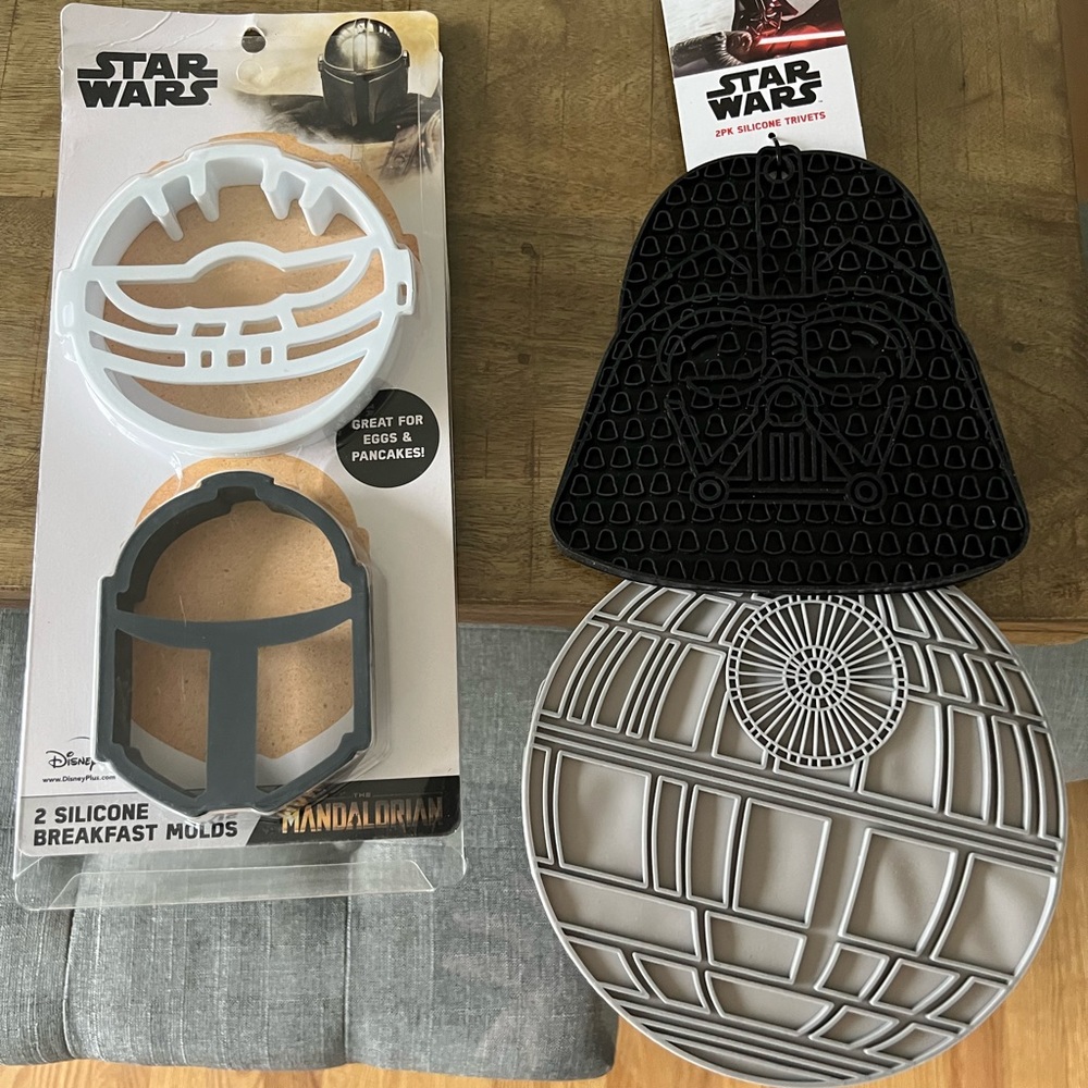 - Star Wars Disney trivets & cookie cutters